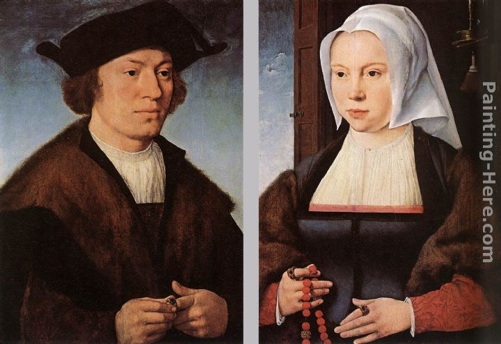 Joos van Cleve Portrait of a Man and Woman